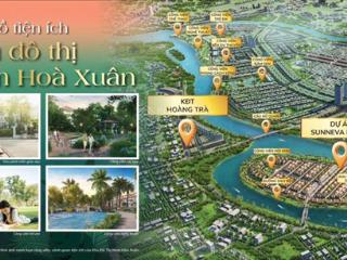 Bán đất nền biệt thự ven sông dự án kđt sinh thái nam hòa xuân vị trí" tàng phong tụ thủy" tp đn