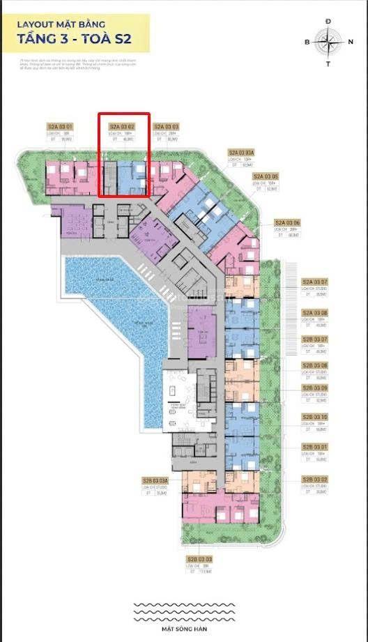 Bán căn 1pn sân vườn tòa s2 symphony residence  căn hộ biển trung tâm đn, giá tốt nhất thị trường