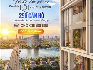 Sun group ra mắt !! căn hộ lõi trung tâm thành phố đà nẵng
"sở hữu lâu dài"