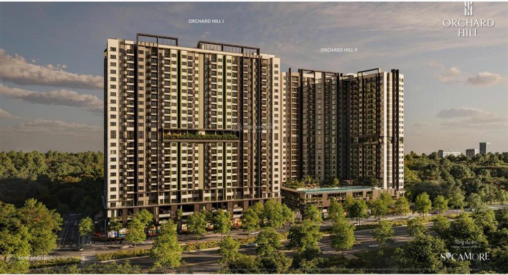 1pn orchard hill, 64m2, 3.1 tỷ, hướng đông nam mát mẻ,giỏ hàng full 2,3pn,duplex