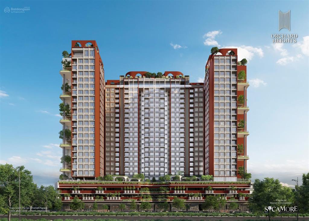 Căn góc cực đẹp, 2pn orchard heights, 84m2, 4.653 tỷ, view công viên,thành phố