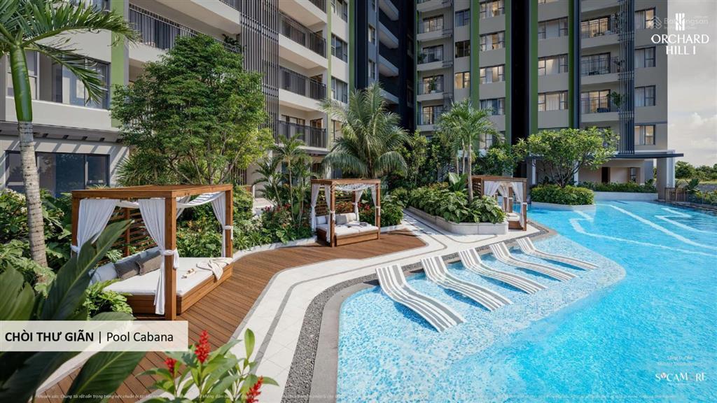 Orchard hill căn góc 3pn, 124.22m², ngay tầng tiện ích & hồ bơi, giá chỉ 5.9 tỷ