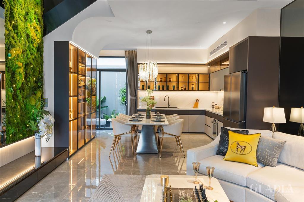 Deal hot gladia xd 225m² giá 23 tỷ nhà phố 1 trệt 3 lầu, sổ hồng, gần clubhouse & đường 25m