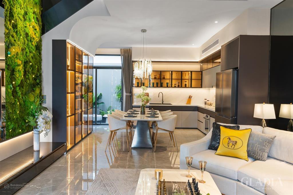 Bt song lập gladia 246m2 giá 35 tỷ, 1 trệt 3 lầu, sổ hồng, sát ngay đường 25m& công viên ven sông