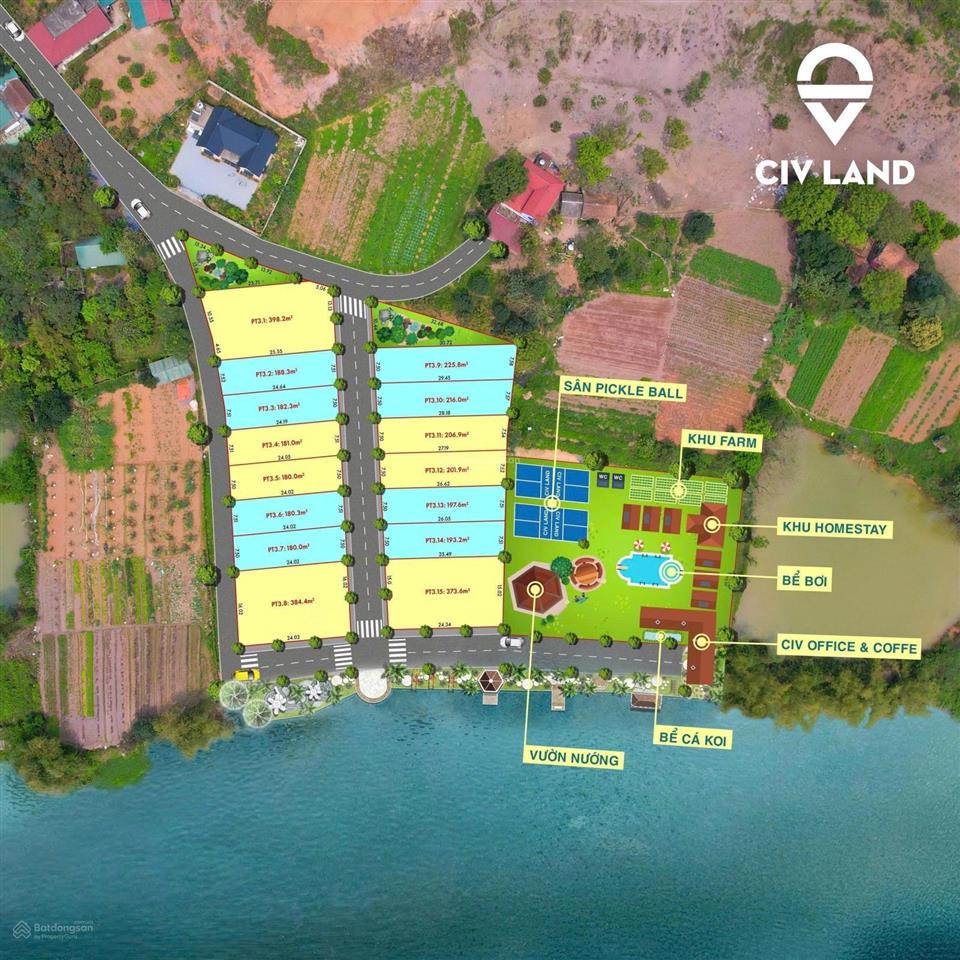 Phú thành riverside, lạc thủy, hòa bình. diện tích từ 186m² đến trên 400m2. sát ngay mỹ đức, hà nội
