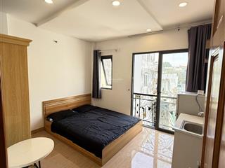 Cho thuê phòng trọ giá rẻ studio ban công full nội thất kế bờ kè hoàng sa gần cv lê thị riêng