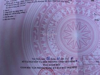 Bán nr giá tốt tại nam thịnh, tiền hải, thái bình, 1,67 tỷ, 315m2