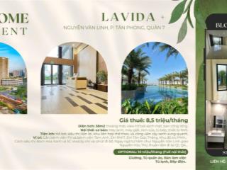 [chính chủ cho thuê] căn hộ studio 37m2 lavida plus  quận 7