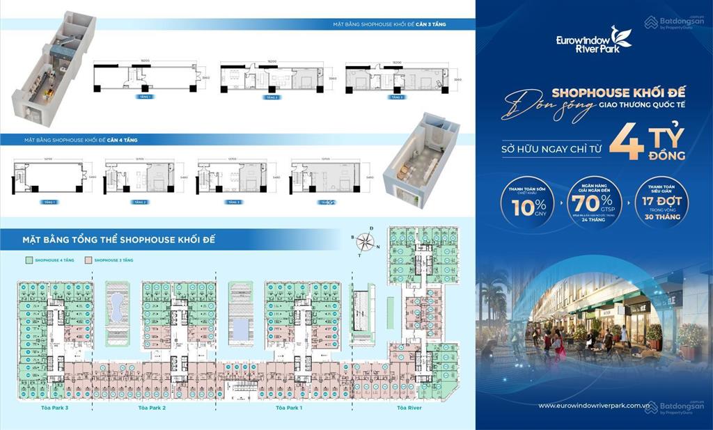 Bán shophouse eurowindow river park  đầu tư kinh doanh hấp dẫn  tiềm năng tăng giá vượt trội