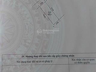 Cần bán đất bắc thượng kcn nội bài 63m2 full tc ngõ thông 4m giá 34tr/m2