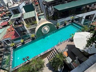 Cc gửi bán toà nhà mặt phố  kim mã  ba đình  lô góc 4 thoáng  bể bơi  300m 3xx tỷ(x mini)