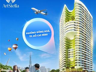 Bán cc artstella, thống nhất, 48,3m2, giá cực chất 38,5 triệu/m2, dĩ an, bình dương