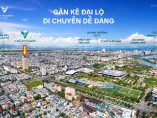 Căn hộ 2pn tầng cao ngay tt hải châu  đà nẵng, sở hữu lâu dài