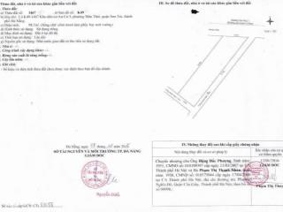 Ncc bán đất sát trục hồ nghinh (hà kỳ ngộ) sơn trà, gần biển diện tích 98,7m², mặt tiền 5m
