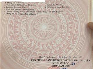 Siêu cắt lỗ, lô đất cực đẹp, hiếm khu đô thị việt hàn