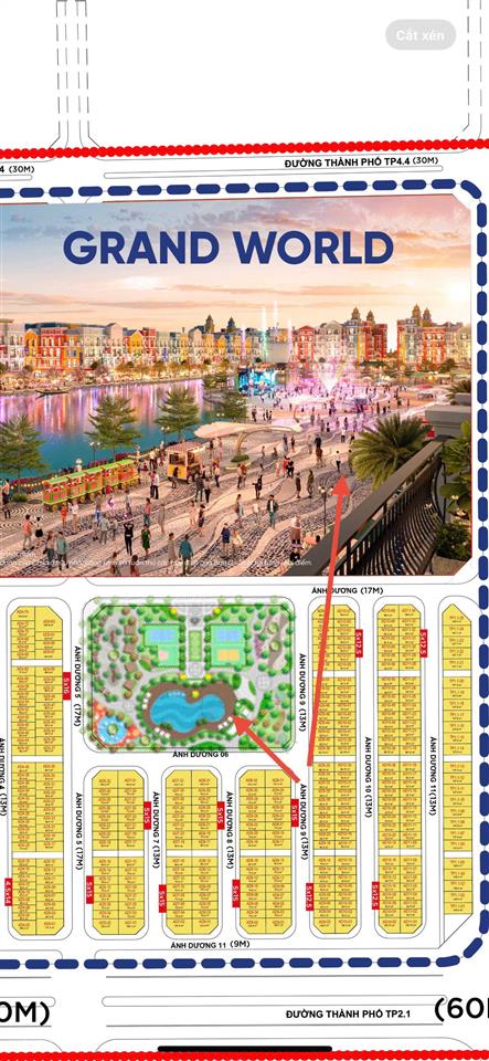 Bán gấp liền kề ad 9 75m2, nhỉnh 23 tỷ, còn vay miễn lãi đến 9/2026, gần công viên, grand world
