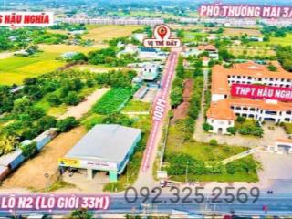 Lô đất đẹp mặt tiền gần n2 và đường 3/2,gần vinhome hậu nghĩa