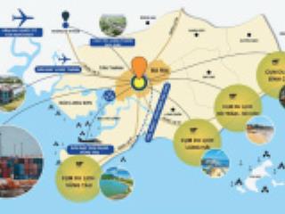 Lô đất 80m2 thổ đường nhựa 12m gần kcn đá bạc giá 820 triệu