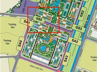 Bán shophouse view đẹp tại vinhomes smart city, khu sakura, 10 tỷ, 43 m2, nhiều tiện ích