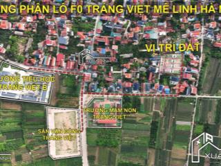 Chính chủ gửi bán lô đất 89m2 tại xã tráng việt, nhỉnh 3 tỷ vị trí đắc địa