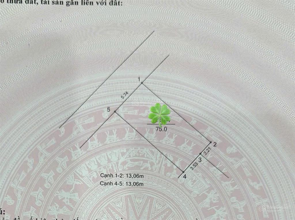 Bán đất tái định cư thượng thanh 75m2 mt 5.8m đường 13m vỉa hè kinh doanh