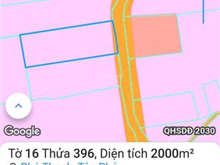 Bán đất tại phú thanh, tân phú, đồng nai, 1,75 triệu / m2, 2000 m2 uy tín