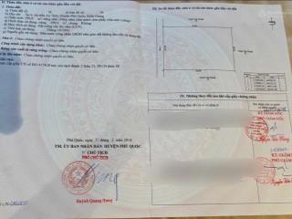 Bán 600m2 đất khu phố 4, an thới, phú quốc, mặt tiền 20m, giá 5,5 tỷ
