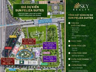 [hot] còn 1 căn 1 ngủ + duy nhất toà f2 dự án sun feliza suites