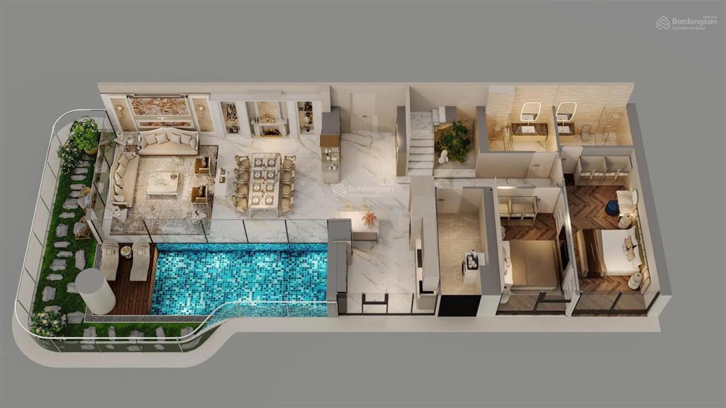 Duplex rivea  căn góc full toàn cảnh có bể bơi riêng  giá siêu tốt