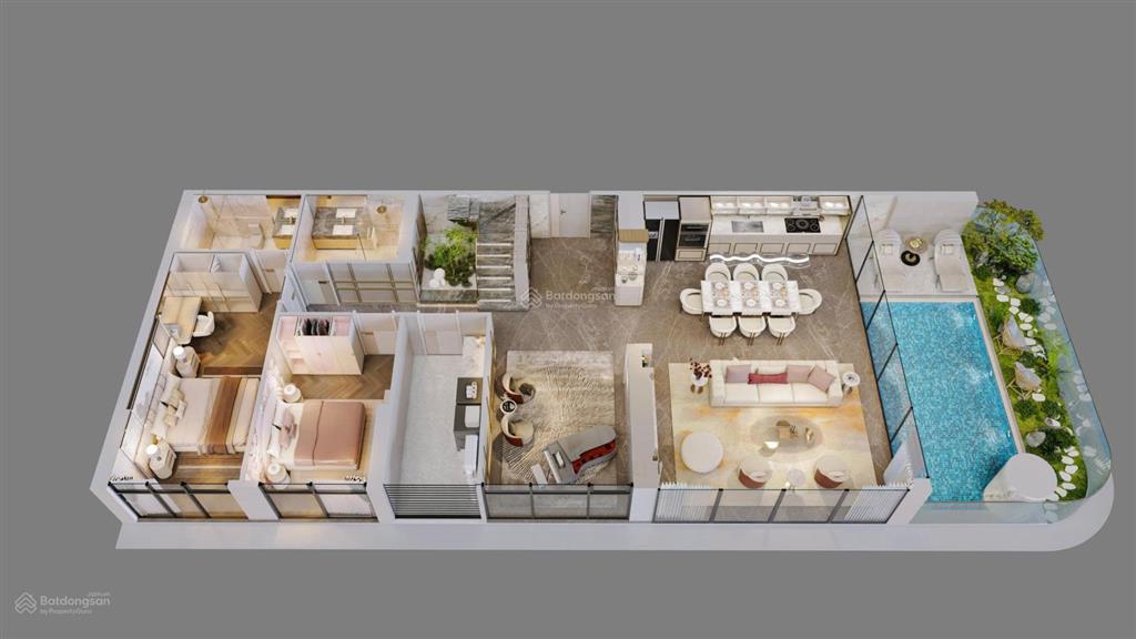 Duplex rivea  căn góc full toàn cảnh có bể bơi riêng  giá siêu tốt