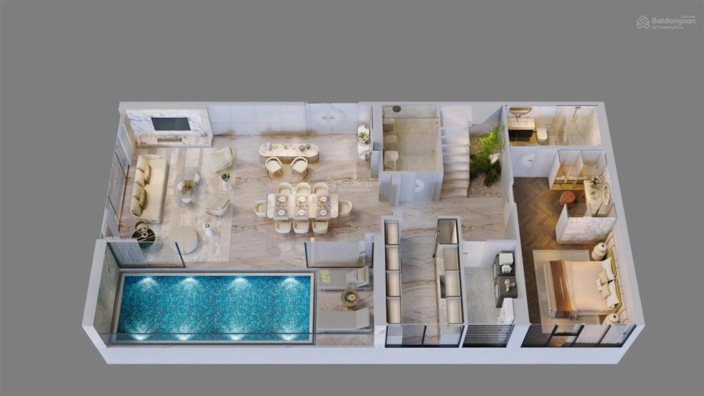 Duplex rivea  căn góc full toàn cảnh có bể bơi riêng  giá siêu tốt