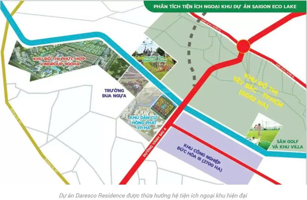 Cập nhật giá đất nền khu dân cư daresco 2026 đức hoà mới nhất