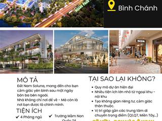 Sống xanh sống khác biệt tại souluna huyện bình chánh tphcm