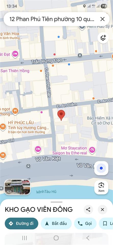 Bán mt phan phú tiên, góc võ văn kiệt + an điền, t h đạo, p10, q5