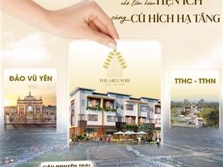 Bán gấp biệt thự the greenery hải phòng, 5,108 tỷ, 75m2, 3pn, 4wc