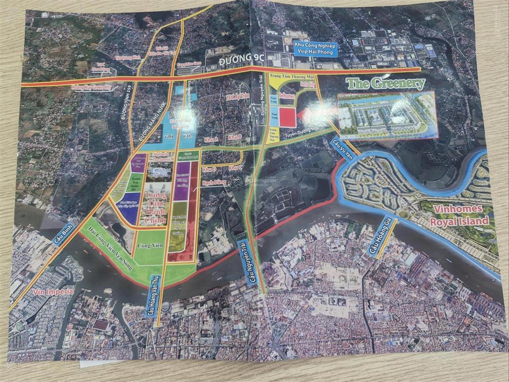 Bán căn liền kề the greenery hải phòng, giá chỉ từ 2,8 tỷ đã mua được s=75m2 đất và nhà 3,5 tầng