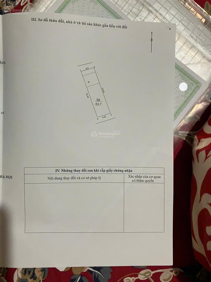 Cần bán gấp đất tại tứ hiệp thanh trì, gần plaza, 13 tỷ, 63m2, mặt tiền 4.02m, pháp lý đầy đủ