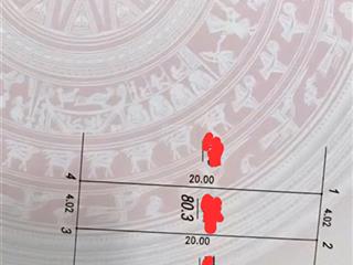 Bán đất 80,3m2 tại tái định cư ngọc thụy, long biên, hà nội, giá 20,85 tỷ, pháp lý đầy đủ