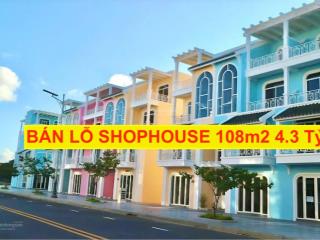 Chính chủ bán lỗ shophouse caraworld cam ranh 108m² giá chỉ 4,2 tỷ, sổ đỏ lâu dài. đã nhận nhà