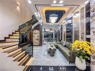 Nhà mới xây full nội thất  hệ thống điều khiển thông minh  có thang máy đào tông nguyên  120m2