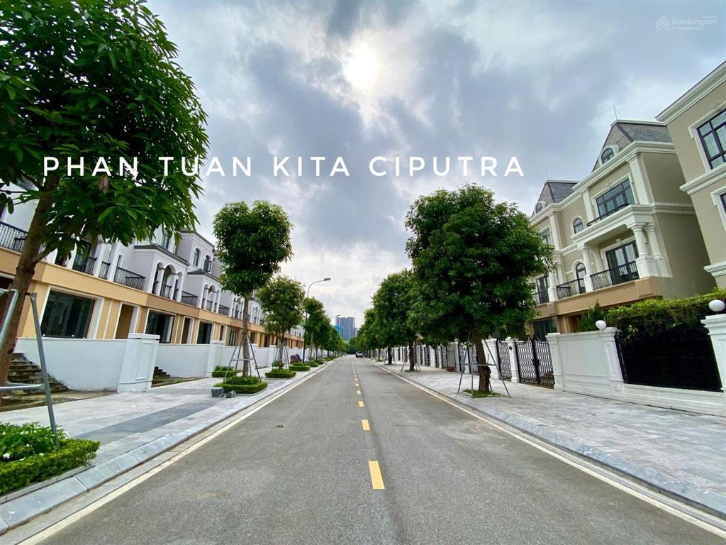 Bt song lập có hầm ciputra mt 9m vỉa 5m đường rộng cạnh lô góc phân khu mới giá đợt 1 trực tiếp cđt