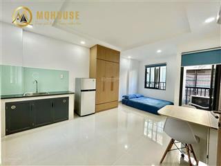Căn hộ stu 40m2 full nt bancol ngay ngã tư phú nhuận, vào ờ liền