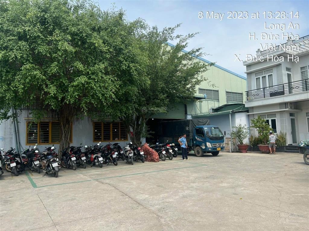 Bán nhà xưởng 4000m tại đức hoà hạ long an vị trí đắc địa gần cầu đôi đường dt825