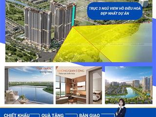 3n view hồ điều hoà 29ha đẹp, rẻ, chiết khấu cao nhất dự án masteri lakeside