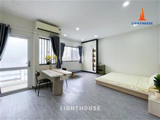 Siêu phẩm studio full nội thất ban công siêu rộng