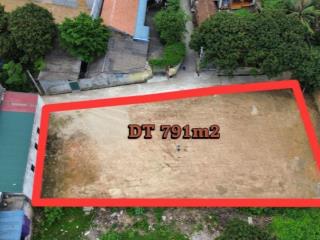 791m2  mặt tiền 40m  phân lô  chỉ 8tr6/m2