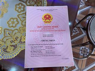 Bán đất đẹp xuất sắc ở hưng long, ninh giang, hải dương, 1,85 tỷ, 110m2