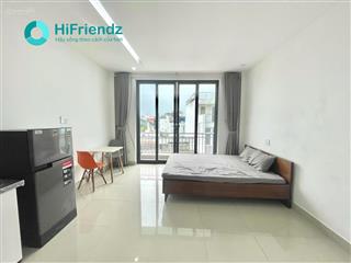 Căn hộ mini dạng studio full nội thất, ban công