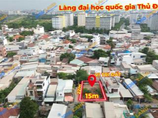 Siêu phẩm góc 2 mặt tiền ngay đường tô vĩnh diện đang mở rộng & kí túc xá khu b làng đại học tphcm