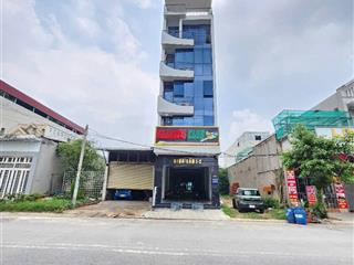 Bán gấp tòa 6 tầng đường d1  kdc việt sing  thuận an